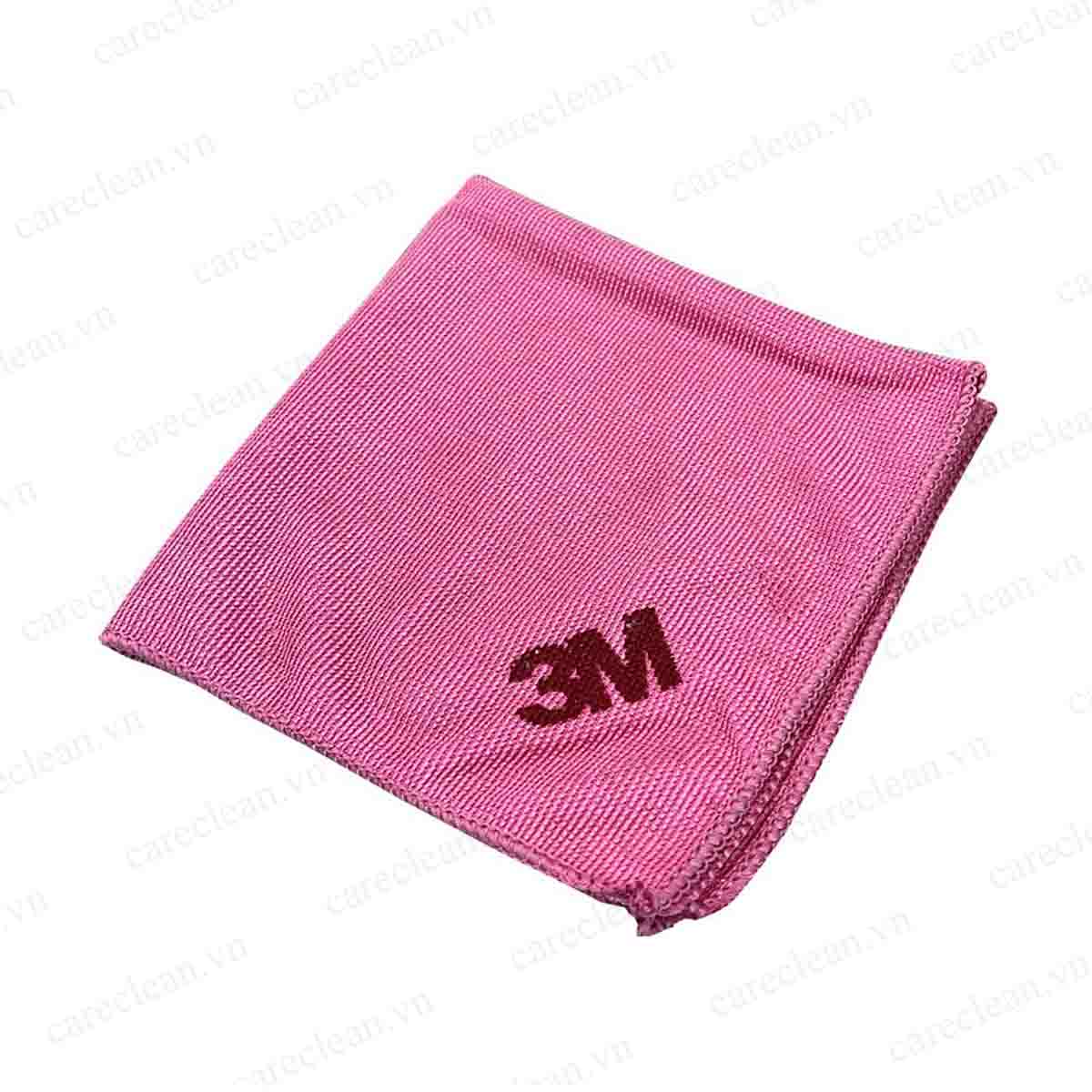 Khăn lau 3M hay còn gọi khăn Scotch-Brite™ Microfiber SQ21 màu hồng